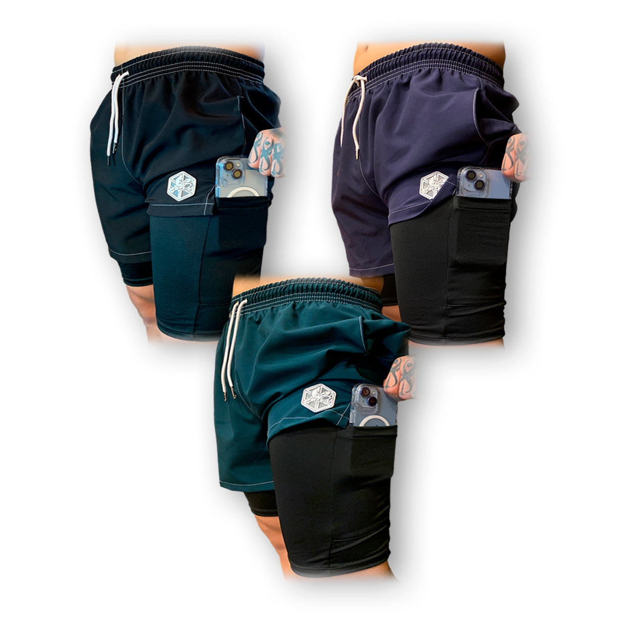 "🔥 ¡Rinde al máximo! Pack de 3 Pantalonetas para Gimnasio 🏋️♂️ – Comodidad y Estilo"