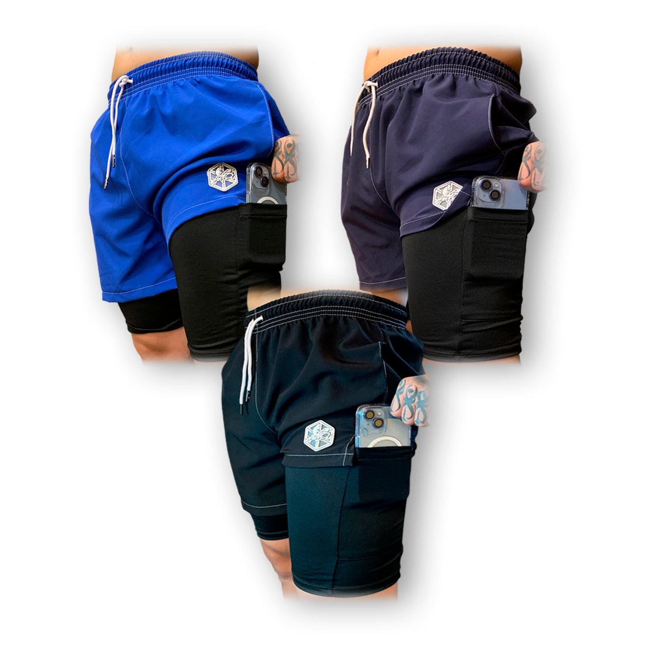 "🔥 ¡Rinde al máximo! Pack de 3 Pantalonetas para Gimnasio 🏋️♂️ – Comodidad y Estilo"